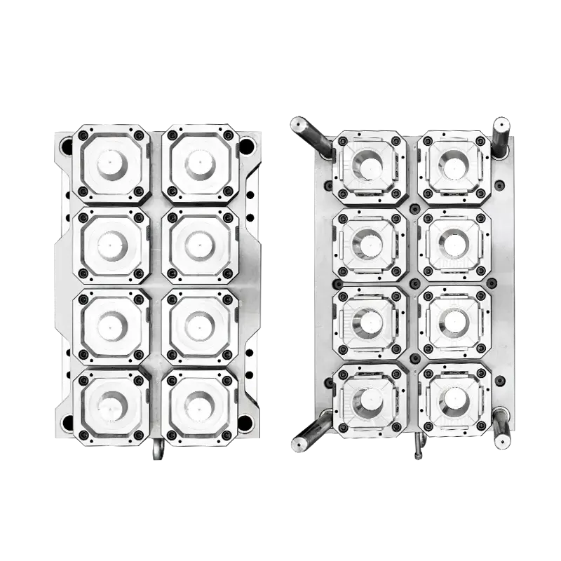 Eight-cavity packaging mould used for hot runner distribution engineering