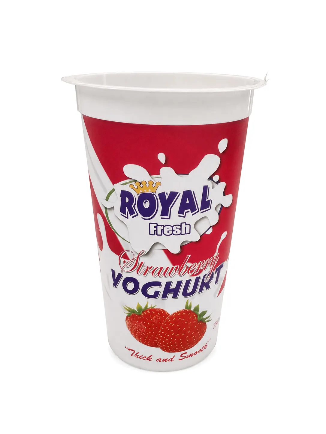 IML yoghurt cup used to define the mould development requirement